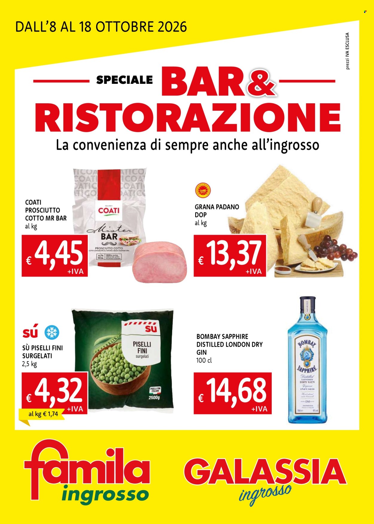 Volantino Famila - 8/10/2026 - 18/10/2026. Pagina 1