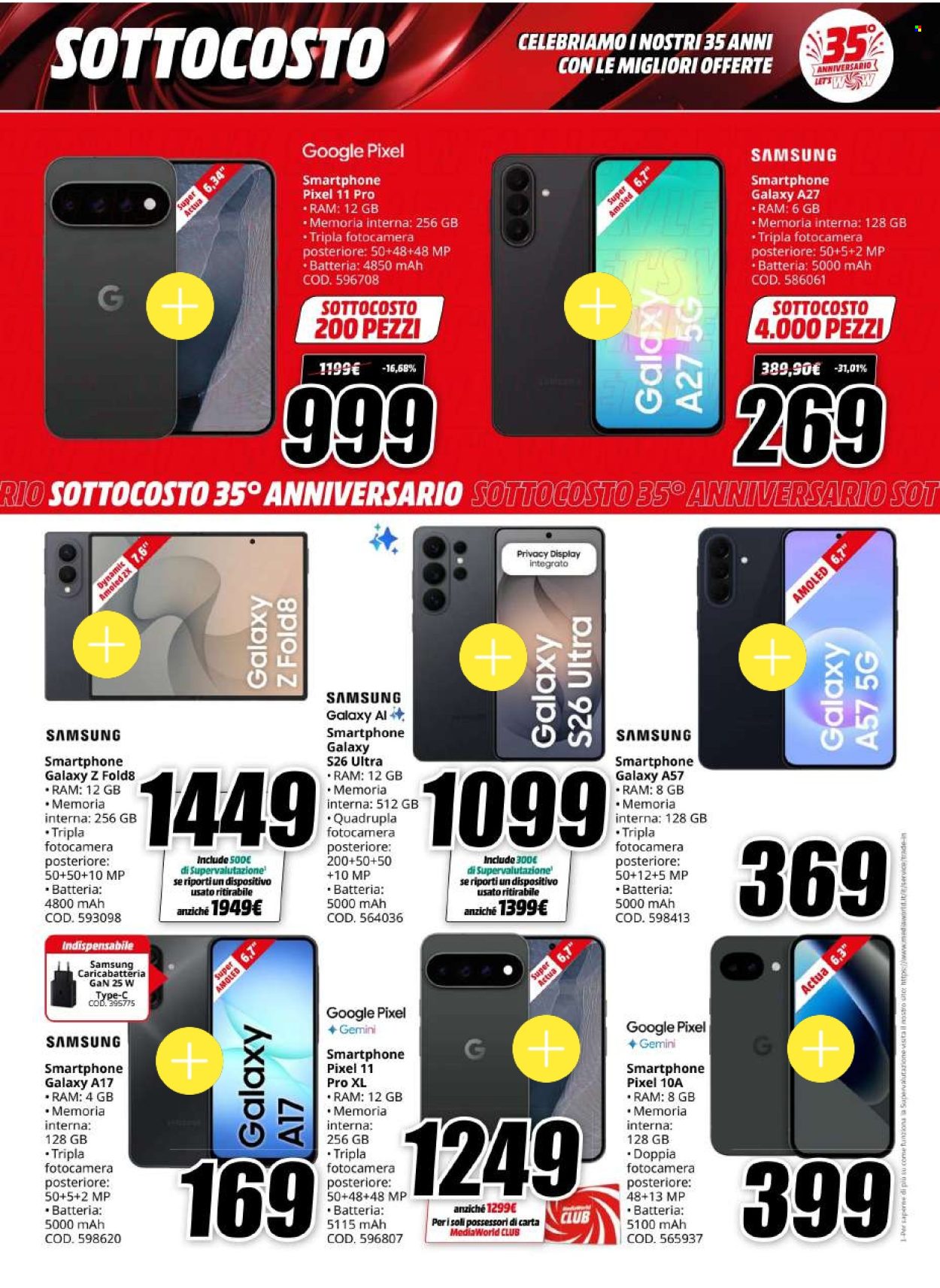 Leták MediaWorld - 6.10.2026 - 18.10.2026. Strana 3