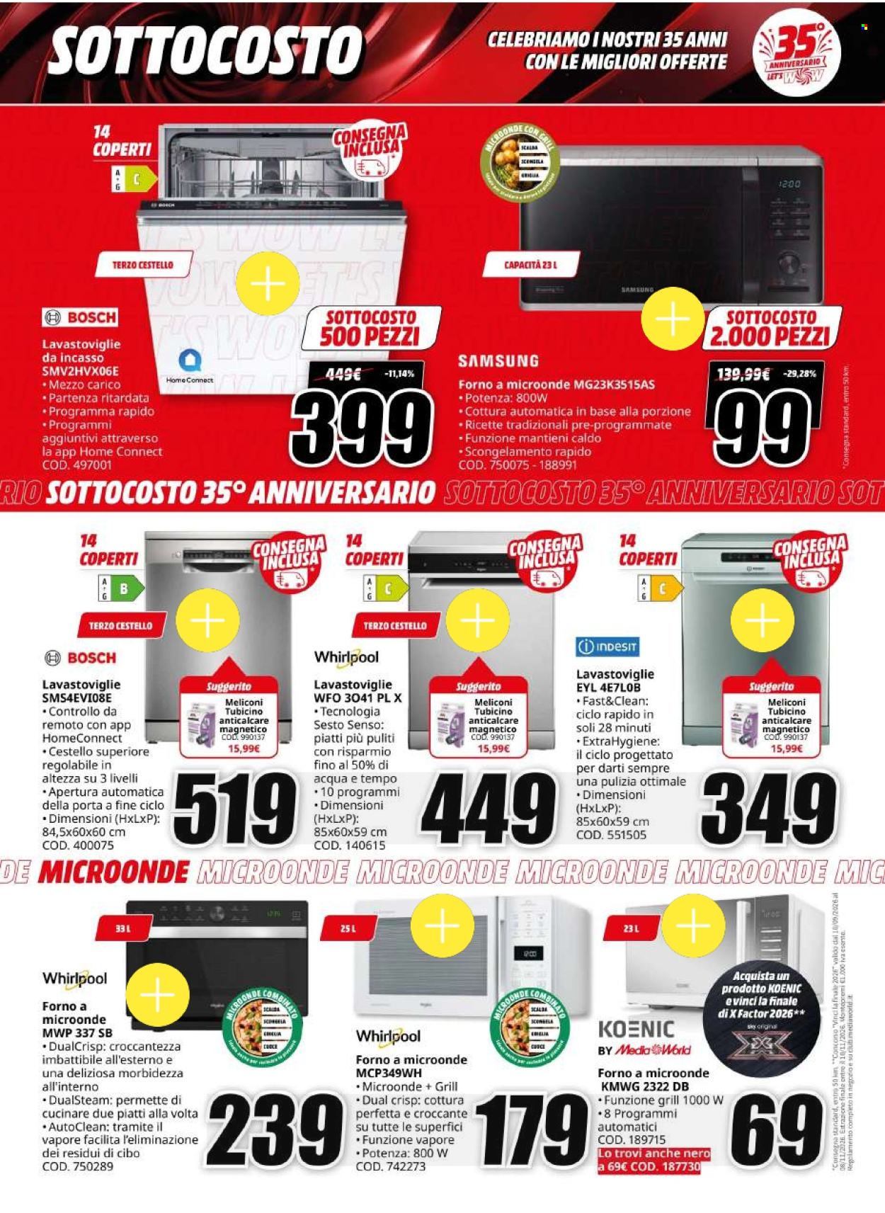 Volantino MediaWorld - 6/10/2026 - 18/10/2026. Pagina 36