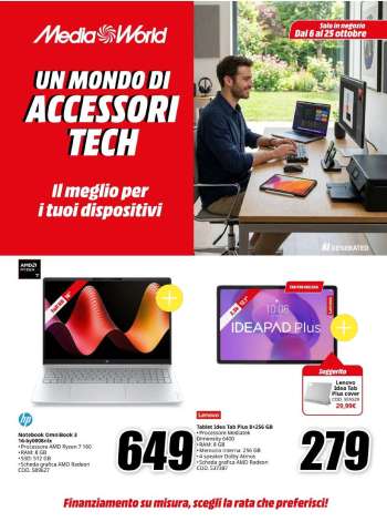 Volantino MediaWorld - 6/10/2026 - 25/10/2026.