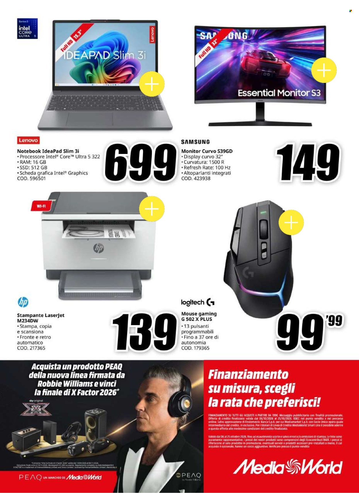 Leták MediaWorld - 6.10.2026 - 25.10.2026. Strana 16