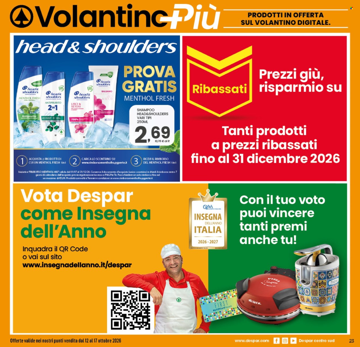 Volantino Despar - 12/10/2026 - 17/10/2026. Pagina 22