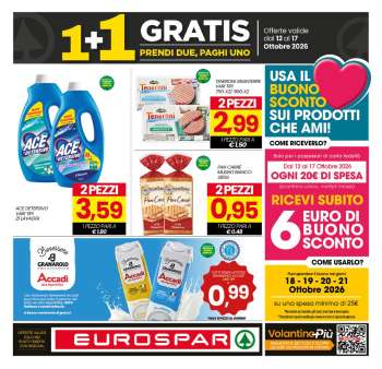 Volantino Eurospar - 12/10/2026 - 17/10/2026.