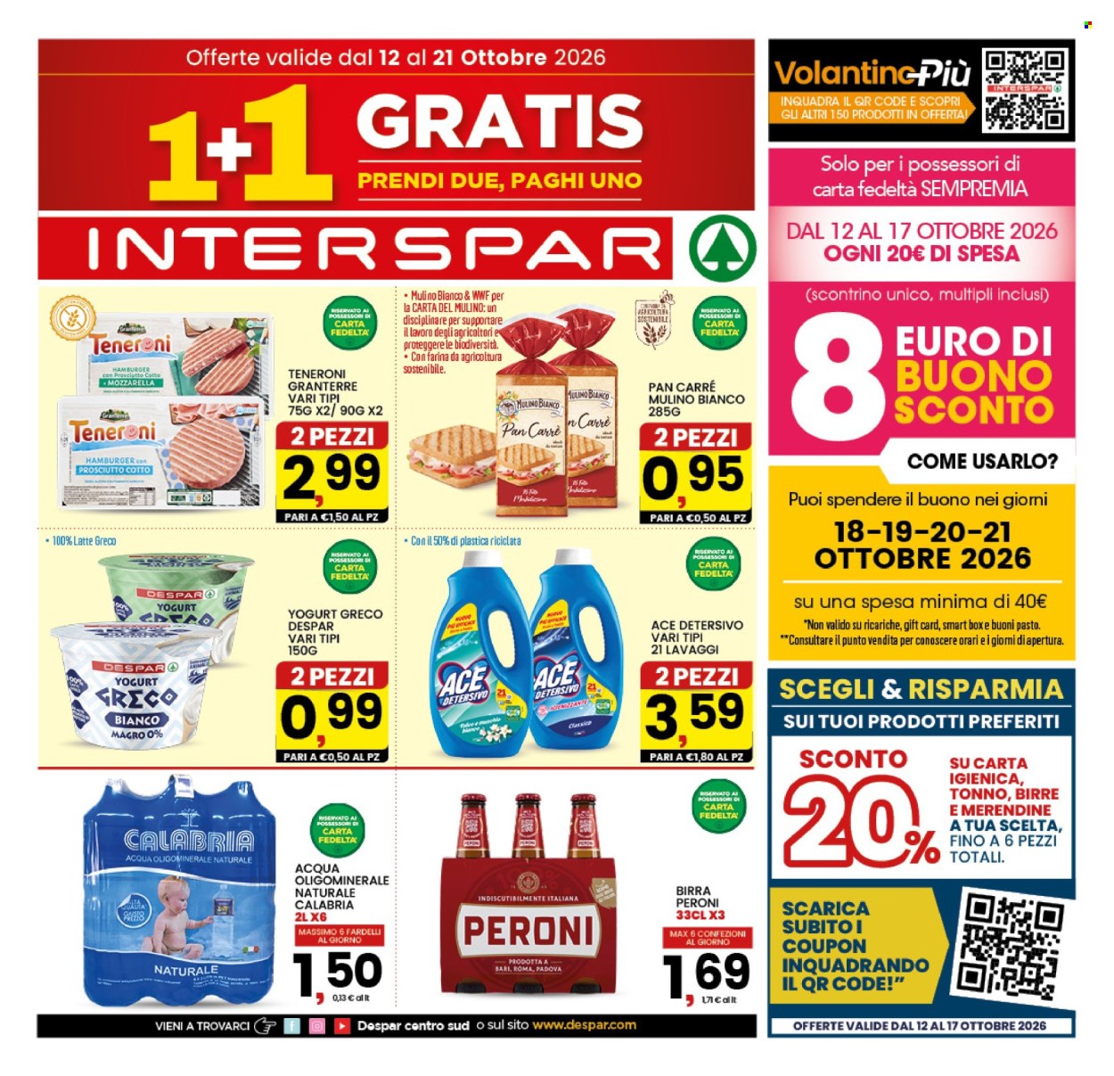 Volantino Interspar - 12/10/2026 - 21/10/2026. Pagina 1