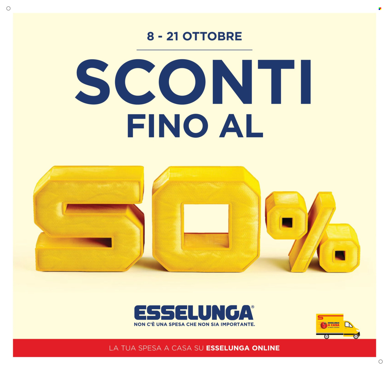 Volantino Esselunga - 8/10/2026 - 21/10/2026. Pagina 1