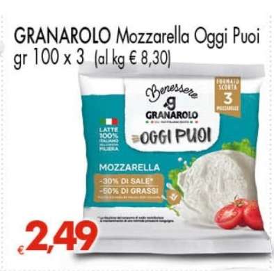 GRANAROLO Mozzarella Oggi Puoi