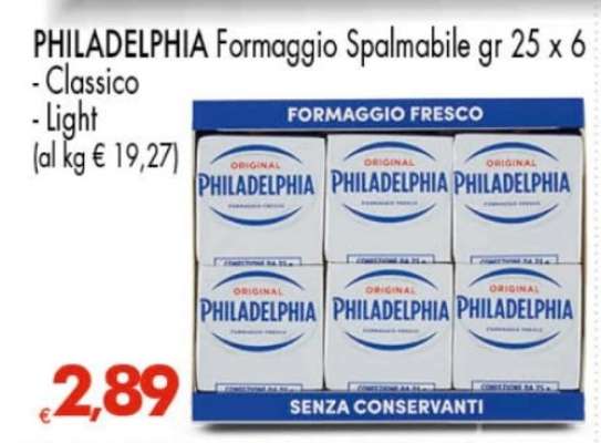PHILADELPHIA Formaggio Spalmabile gr 25 x 6