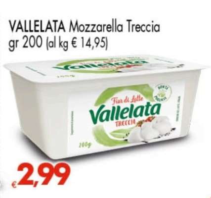 VALLELATA Mozzarella Treccia