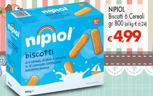 NIPIOL Biscotti 6 Cereali