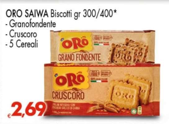ORO SAIWA Biscotti gr 300/400