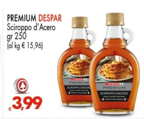 PREMIUM DESPAR Sciroppo d’Acero