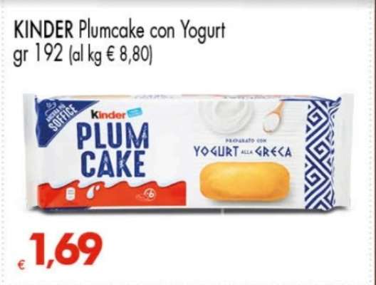 KINDER Plumcake con Yogurt