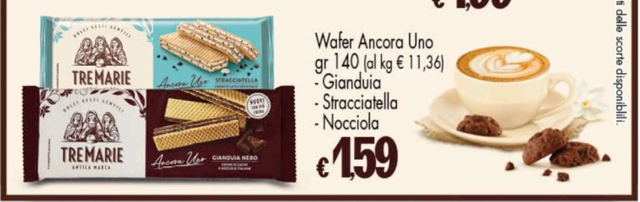 TRE MARIE Wafer Ancora Uno
