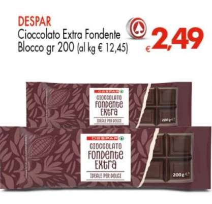 DESPAR Cioccolato Extra Fondente