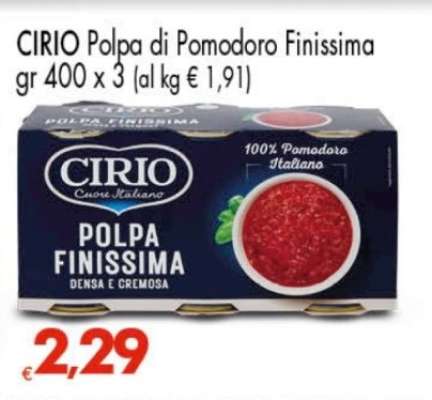 CIRIO POLPA DI POMODORO FINISSIMA