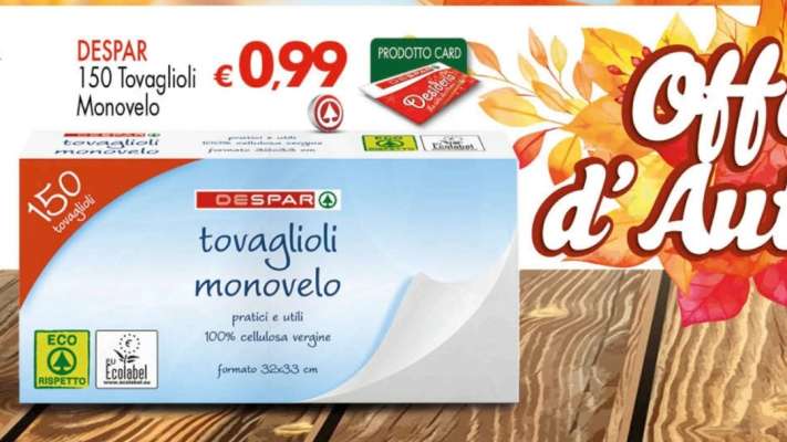 DESPAR 150 Tovaglioli Monovelo