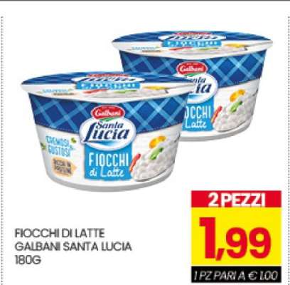 FIOCCHI DI LATTE GALBANI SANTA LUCIA