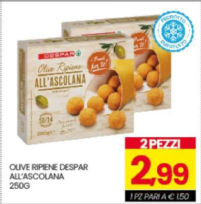 OLIVE RIPIENE DESPAR ALL'ASCOLANA