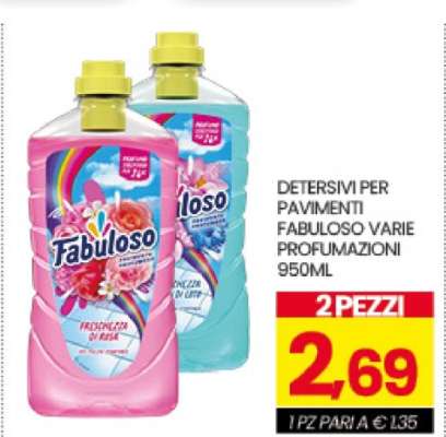 DETERSIVI PER PAVIMENTI FABULOSO VARIE PROFUMAZIONI