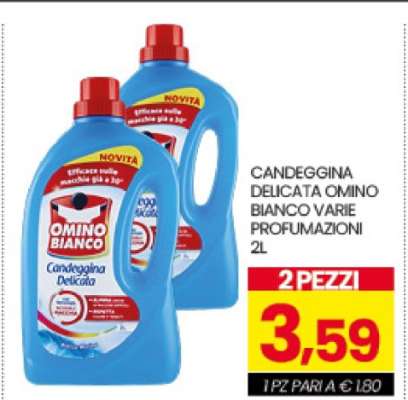 CANDEGGINA DELICATA OMINO BIANCO VARIE PROFUMAZIONI