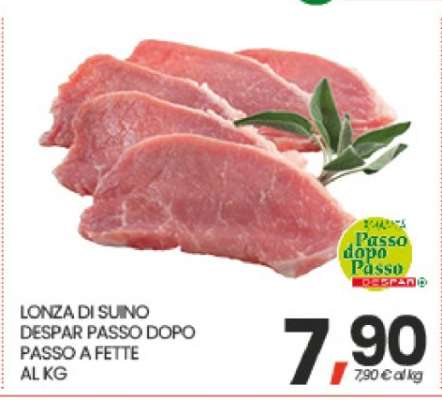LONZA DI SUINO DESPAR PASSO DOPO PASSO A FETTE AL KG