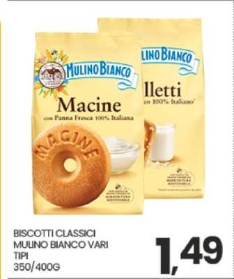 BISCOTTI CLASSICI MULINO BIANCO VARI TIPI