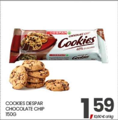 COOKIES DESPAR CHOCOLATE CHIP 150G