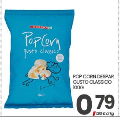 POP CORN DESPAR GUSTO CLASSICO 100G