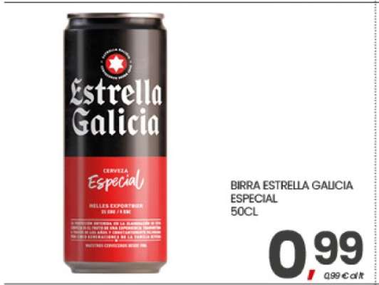 BIRRA ESTRELLA GALICIA ESPECIAL