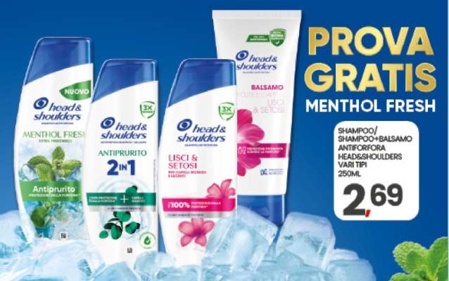 SHAMPOO/SHAMPOO+BALSAMO ANTIFORFORA HEAD&SHOULDERS VARI TIPI