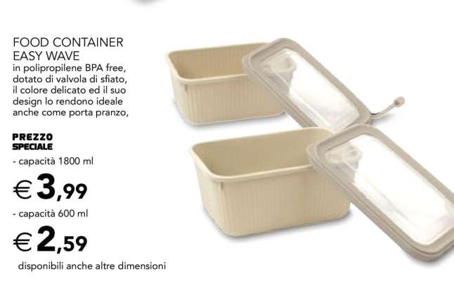 FOOD CONTAINER EASY WAVE