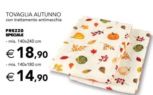 TOVAGLIA AUTUNNO 140x240 cm