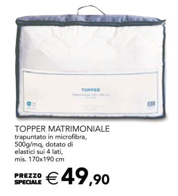 TOPPER MATRIMONIALE