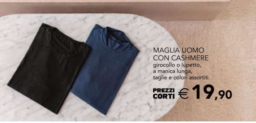 MAGLIA UOMO CON CASHMERE