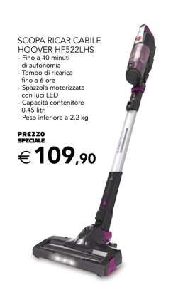 SCOPA RICARICABILE HOOVER HF522LHS