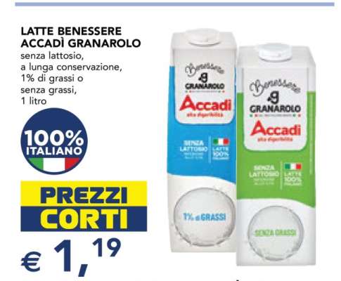 LATTE BENESSERE ACCADÌ GRANAROLO
