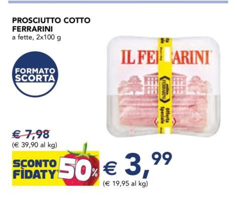 Prosciutto Cotto Ferrarini