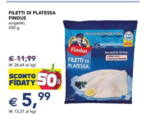 Filetti di Platessa Findus