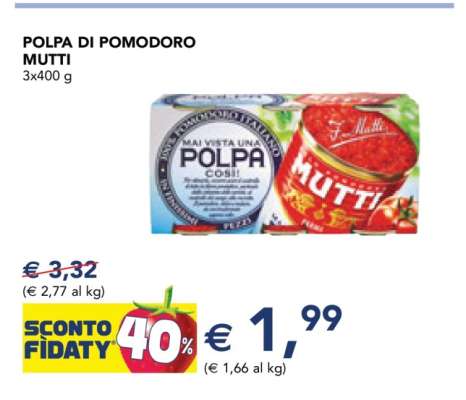 POLPA DI POMODORO MUTTI