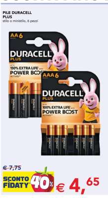 PILE DURACELL PLUS