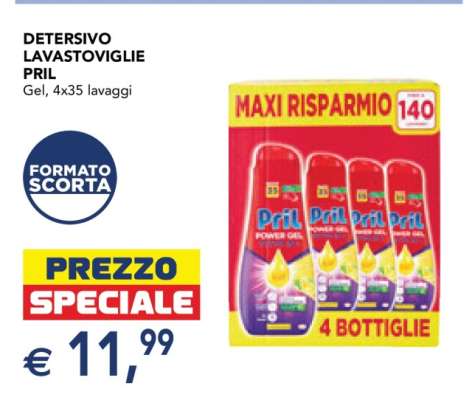 DETERSIVO LAVASTOVIGLIE PRIL