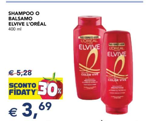 Shampoo o Balsamo Elvive L'Oréal
