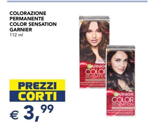 COLORAZIONE PERMANENTE COLOR SENSATION GARNIER