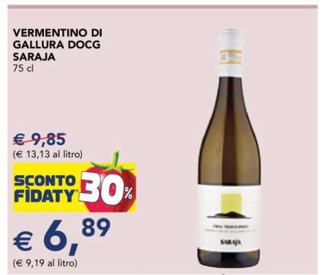 VERMENTINO DI GALLURA DOCG SARAJA
