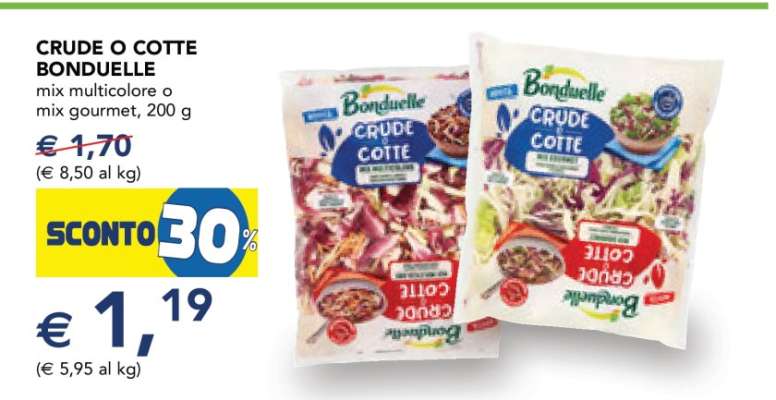 CRUDE O COTTE BONDUELLE