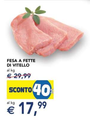 Fesa a fette di vitello
