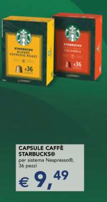 CAPSULE CAFFÈ STARBUCKS®