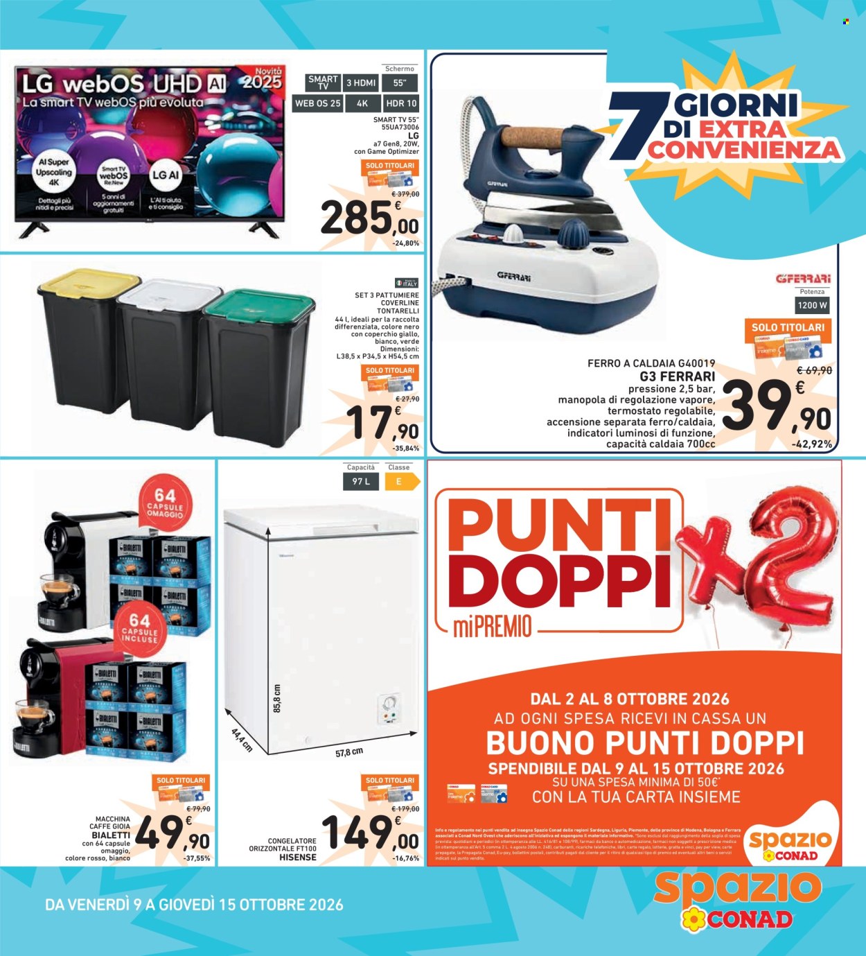 Leták Spazio Conad - 9.10.2026 - 15.10.2026. Strana 5