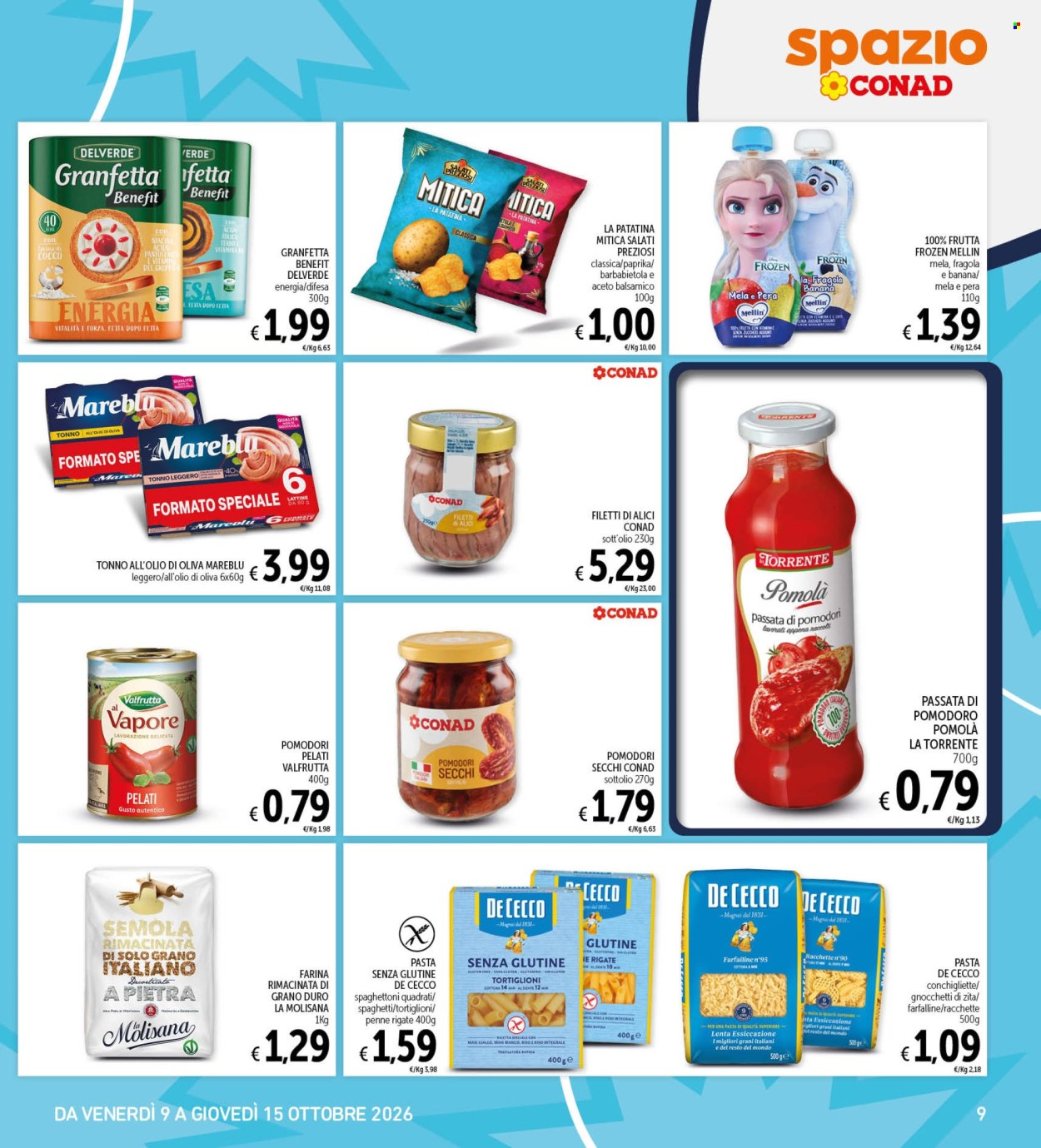 Leták Spazio Conad - 9.10.2026 - 15.10.2026. Strana 9
