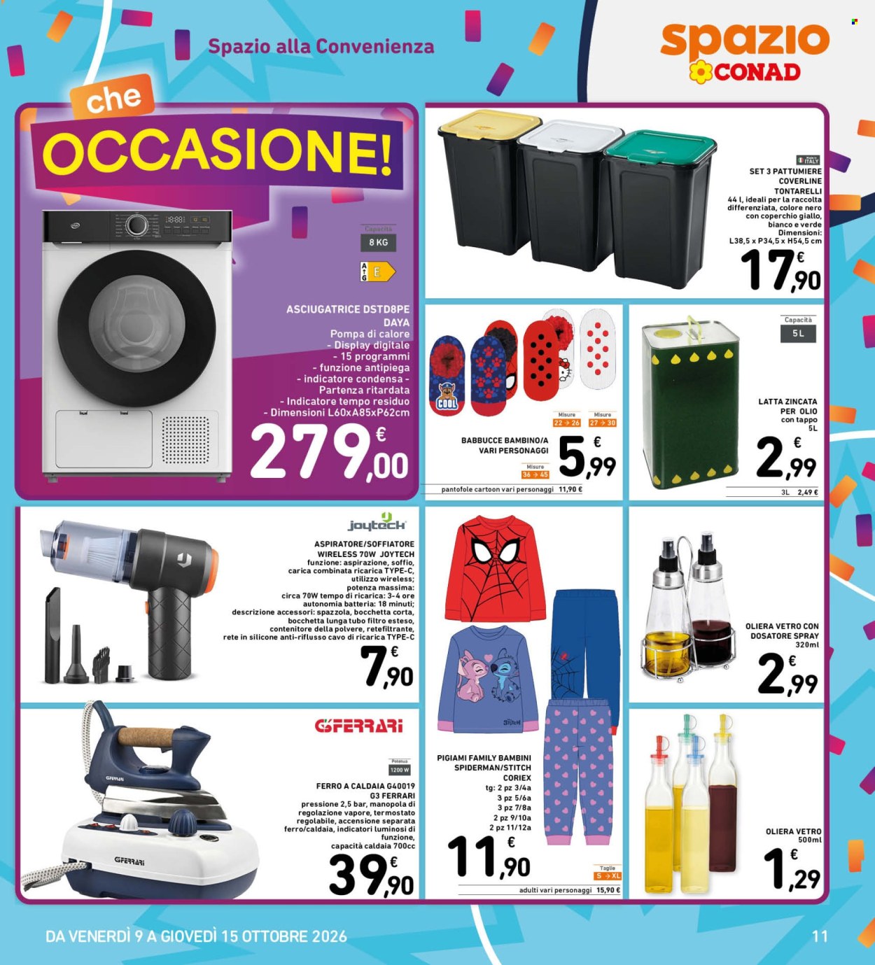 Volantino Spazio Conad - 9/10/2026 - 15/10/2026. Pagina 11